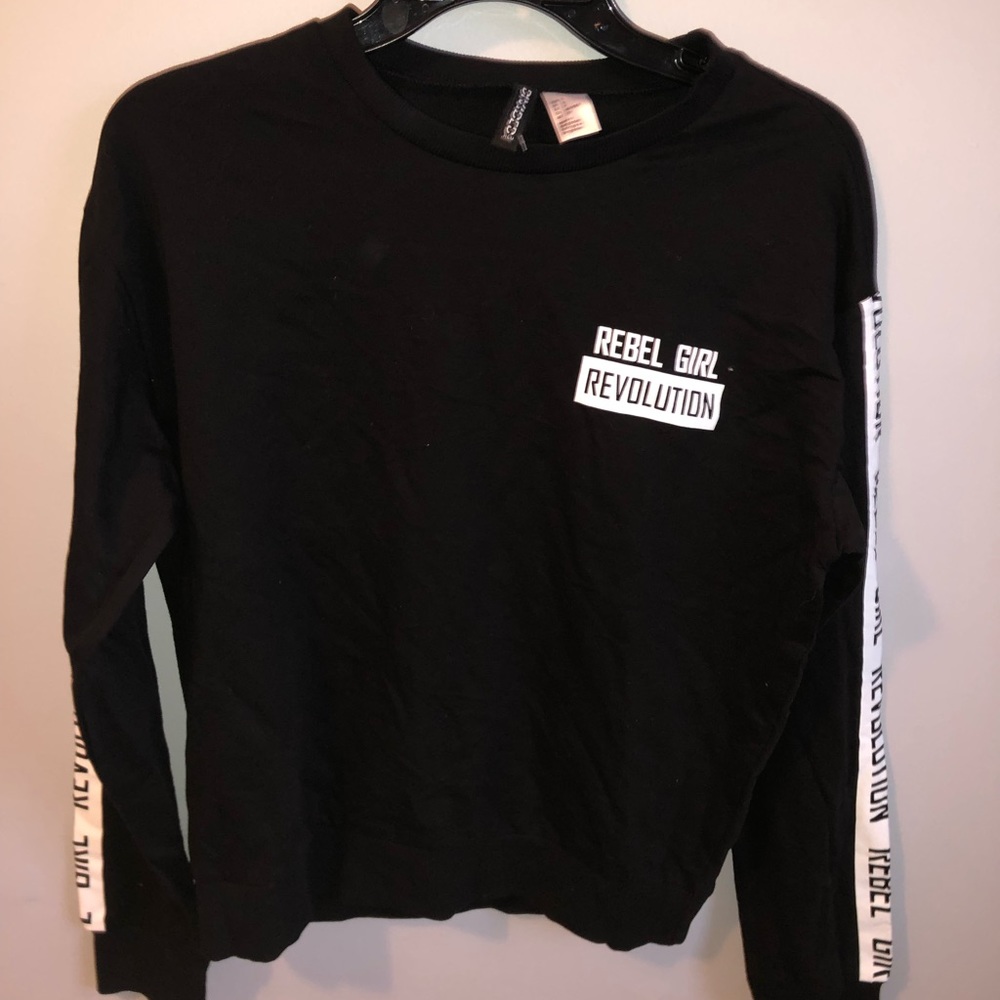“Rebel girl revolution” long sleeve top